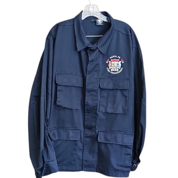 Santa Fe New Mexico Fire Department men's jacket pockets Heavy Rescue embroidery - Picture 7 of 14